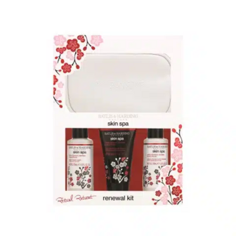 BAYLIS &amp; HARDING Skin Spa Cherry Blossom, Oriental Lily &amp; Lotus Flower Renewal Kit